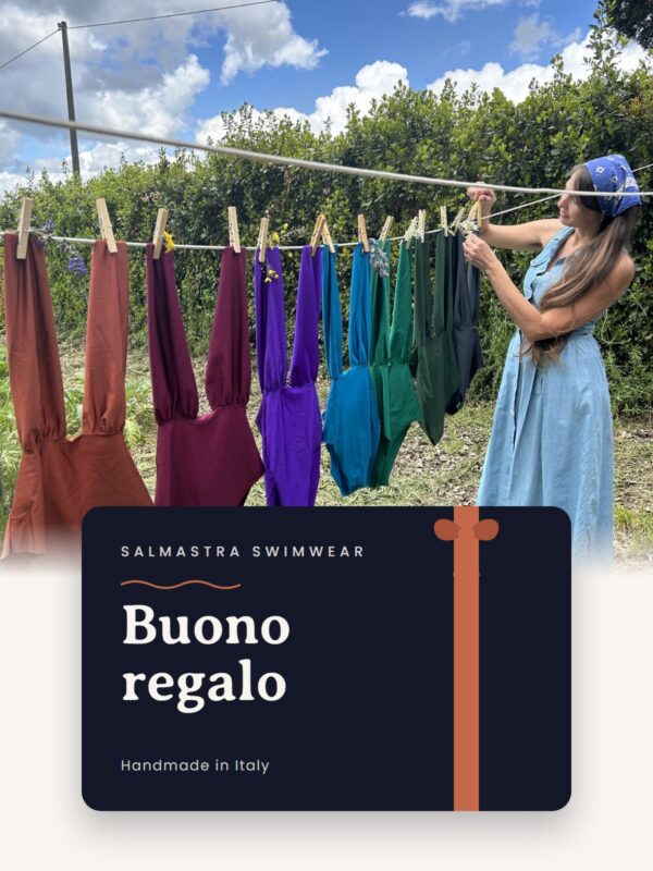 Buono regalo Salmastra Swimwear: costumi fatti a mano stesi al sole